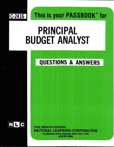 Principal Budget Analyst