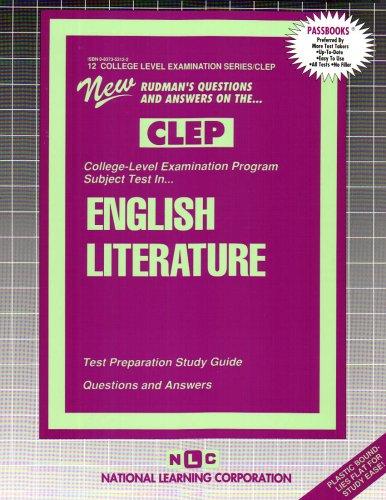 CLEP English Literature (College Level Examination Series (Clep).)