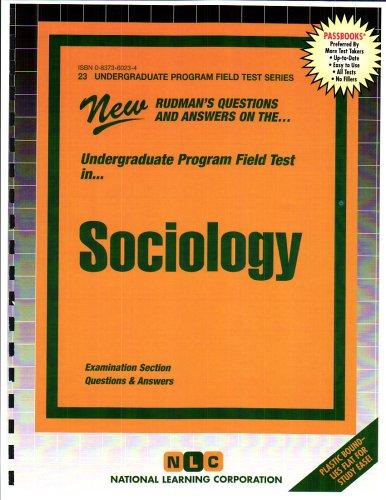 Sociology (Undergraduate Program Field Tests (Upft).)