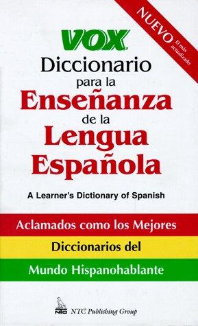 Vox Diccionario Para La Enseñanza De La Lengua Española