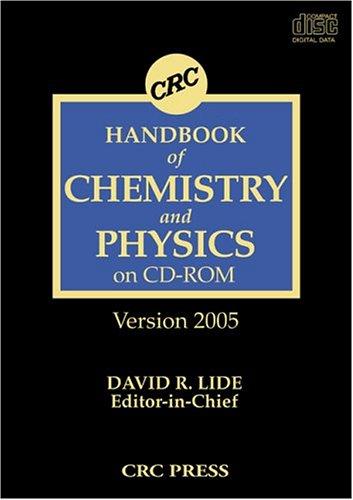 CRC Handbook of Chemistry and Physics, 85th Edition