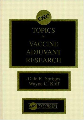 Topics in vaccine adjuvant research