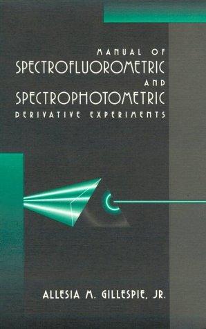 Manual of spectrofluorometric and spectrophotometric derivative experiments