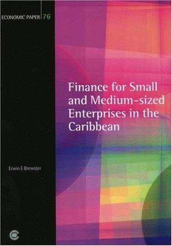 Finance for small and medium-sized enterprises in the Caribbean