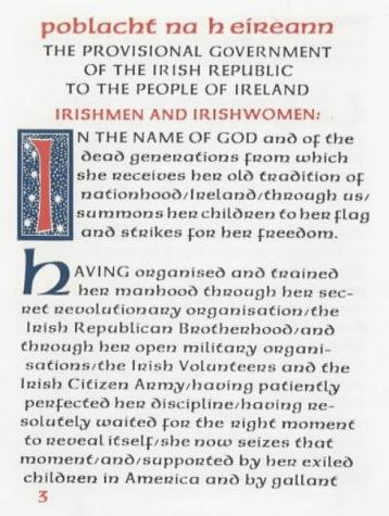 The Easter Proclamation 1916