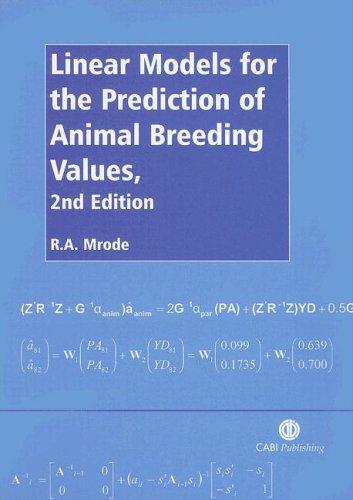 Linear models for the prediction of animal breeding values