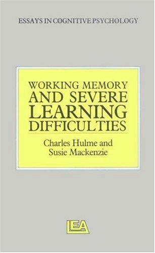Working memory and severe learning difficulties