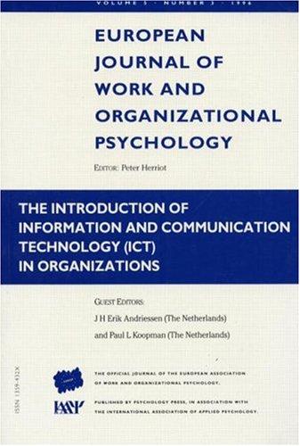 The Introduction Of Information And Communication Technology ICT In organizations