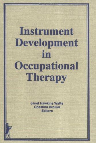 Instrument development in occupational therapy