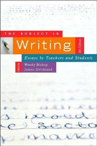 Subject Is Writing