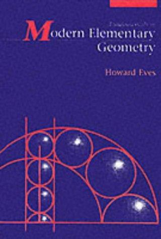 Fundamentals of modern elementary geometry
