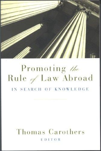 Promoting the rule of law abroad