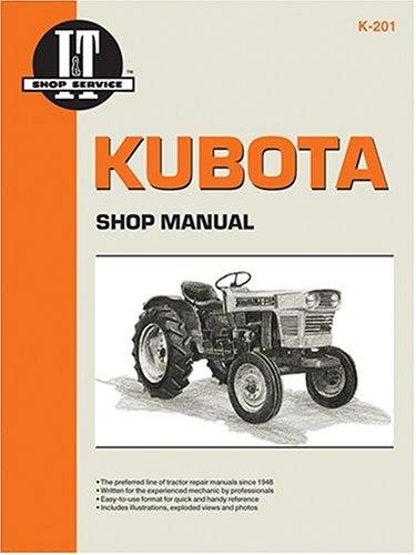 Kubota shop manual K-201