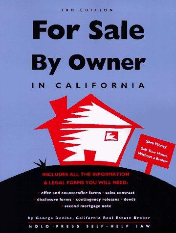 For sale by owner in California
