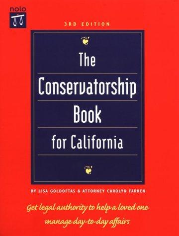 The conservatorship book for California