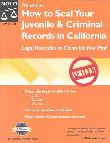 How to seal your juvenile & criminal records in California