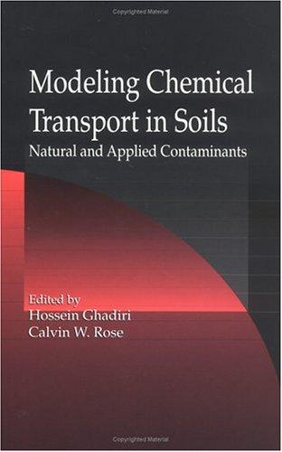 Modeling chemical transport in soils