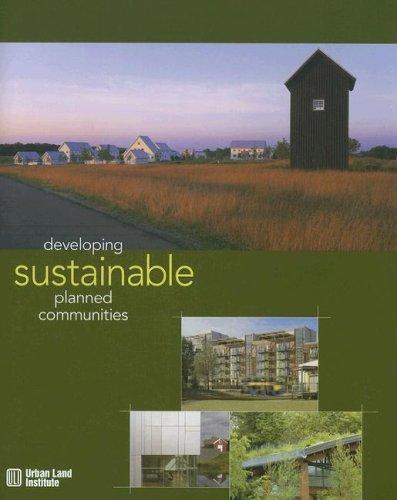 Developing sustainable planned communities