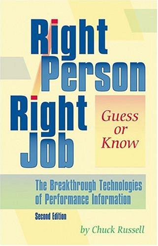 Right Person, Right Job