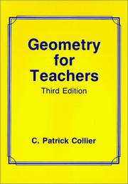 Geometry for teachers