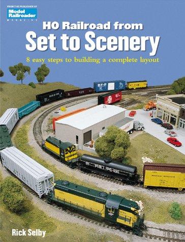 HO railroad from set to scenery