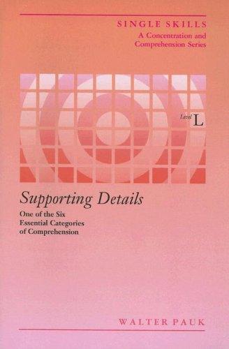 Single Skill: Supporting Detail