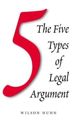 The five types of legal argument