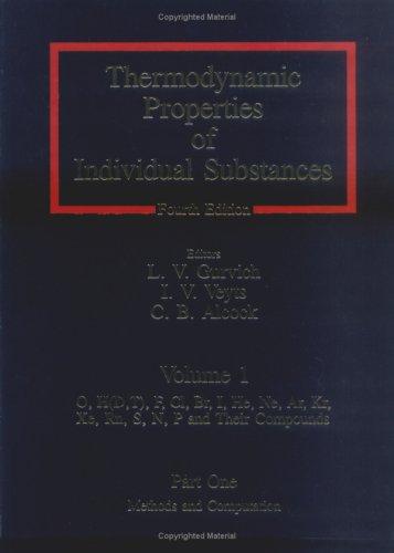 Thermodynamic Properties of Individual Substances