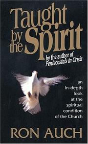 Taught by the spirit