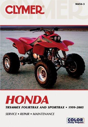 Clymer Honda Trx400ex Fourtrax and Sportrax 1999-2005
