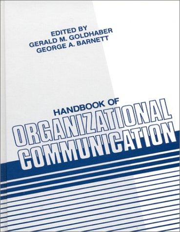 Handbook of organizational communication