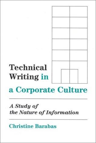 Technical writing in a corporate culture