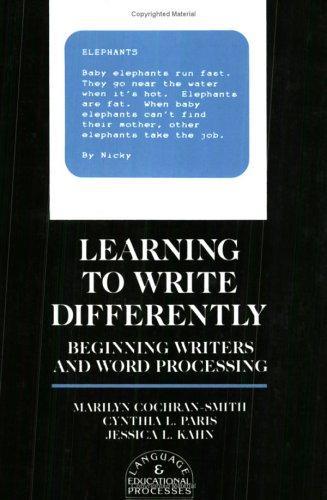 Learning to write differently