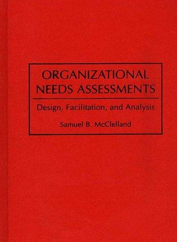 Organizational needs assessments