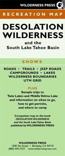 Desolation Wilderness Recreation Map