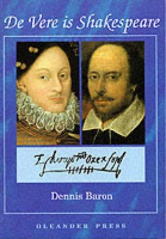 de Vere is Shakespeare