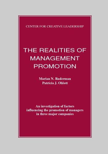 The realities of management promotion