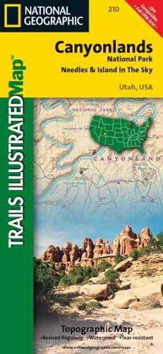 National Geographic, Trails Illustrated, Canyonlands National Park/Needles & Island in the Sky
