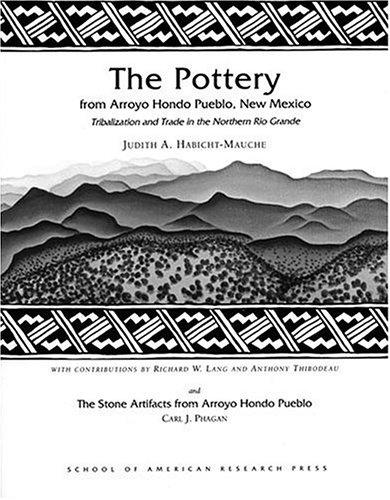The pottery from Arroyo Hondo Pueblo, New Mexico
