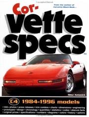 Cor-vette specs
