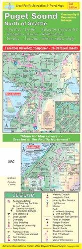Great Pacific Puget Sound North of  Seattle, Washington (Great Pacific Recreation & Travel Maps) (Great Pacific Recreation & Travel Maps)