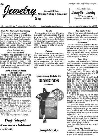 The Jewelry Box Newsletter