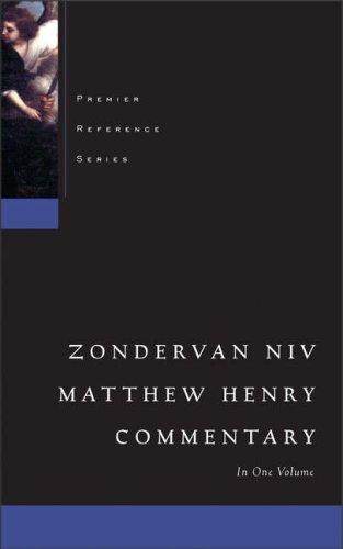 Zondervan NIV Matthew Henry Commentary