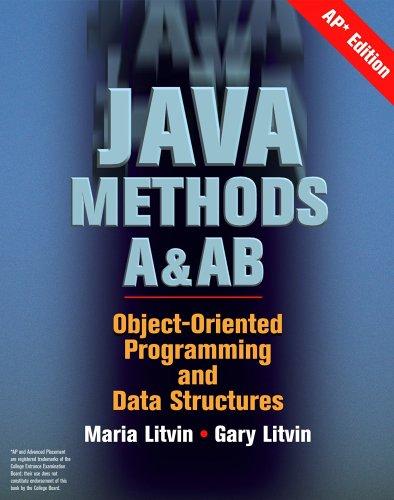 Java Methods A&AB, AP Edition