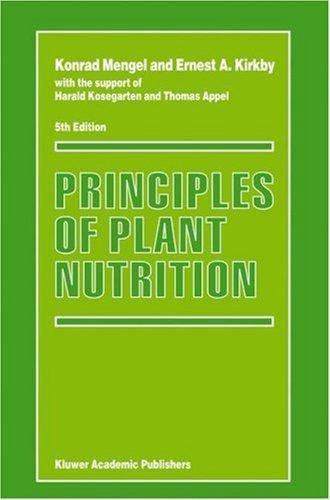 Principles of plant nutrition