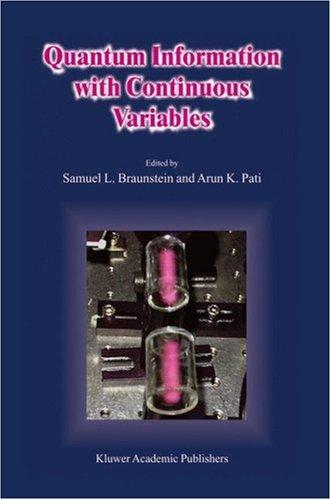 Quantum information with continuous variables