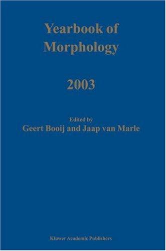 Yearbook of morphology 2003