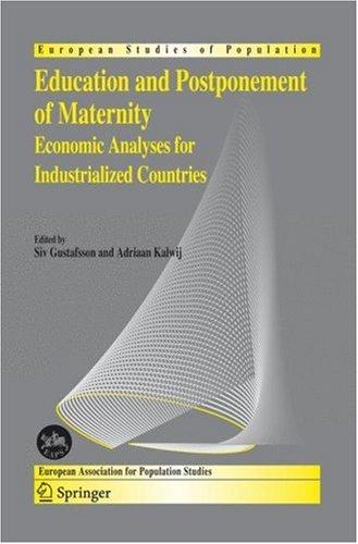 Education and postponement of maternity