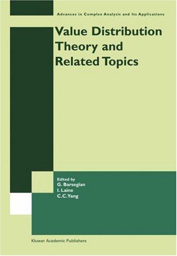 Value distribution theory and related topics