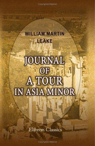 Journal of a tour in Asia Minor